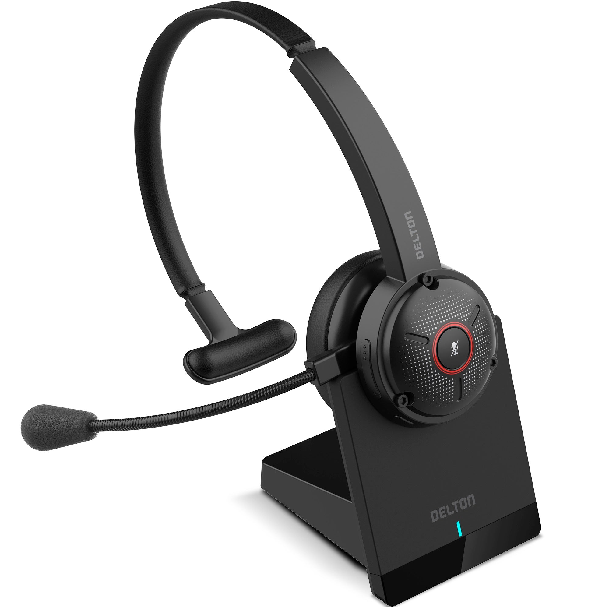 Delton 50X Wireless Noise Canceling Bluetooth Computer On Ear Headset