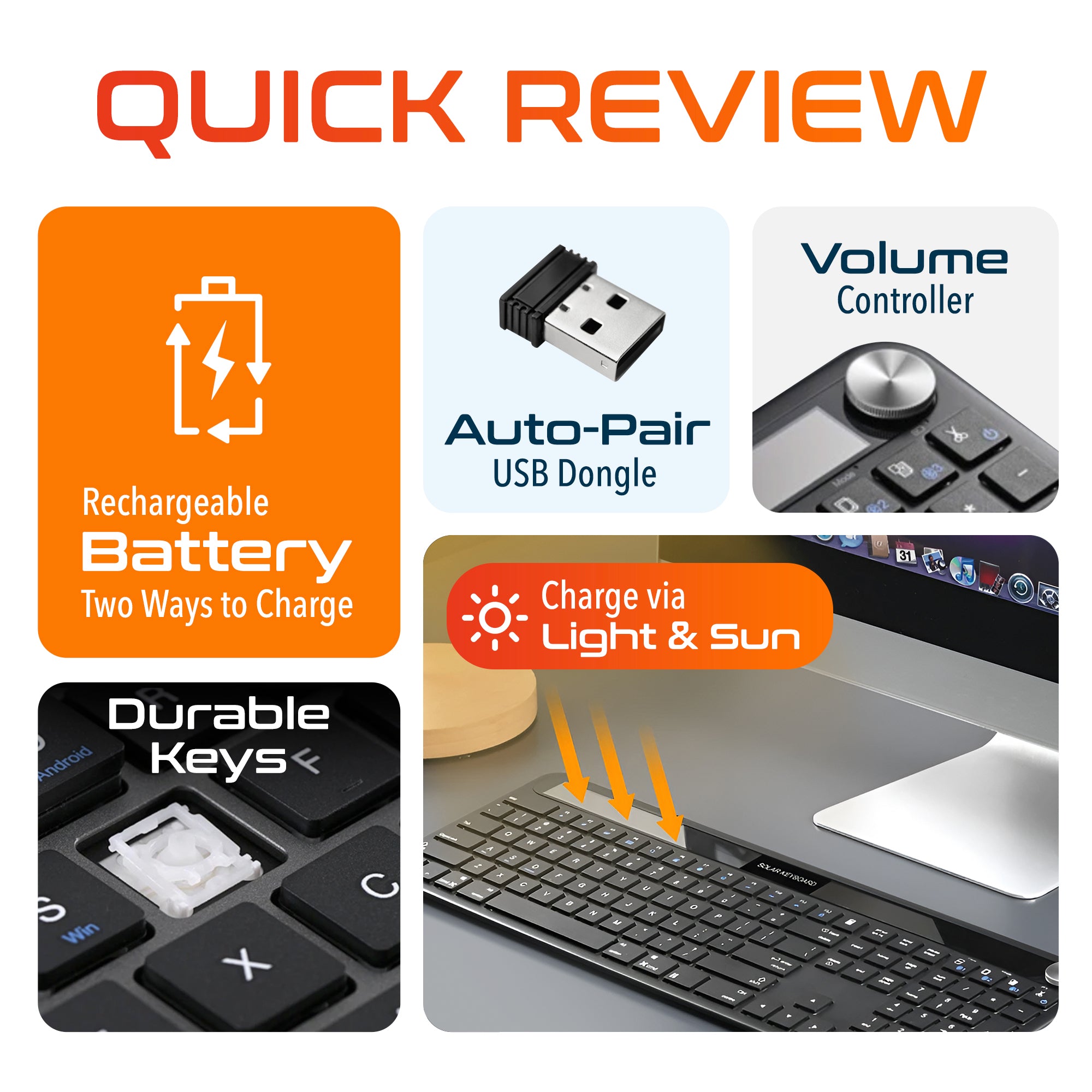 Delton KB90 Solar Keyboard