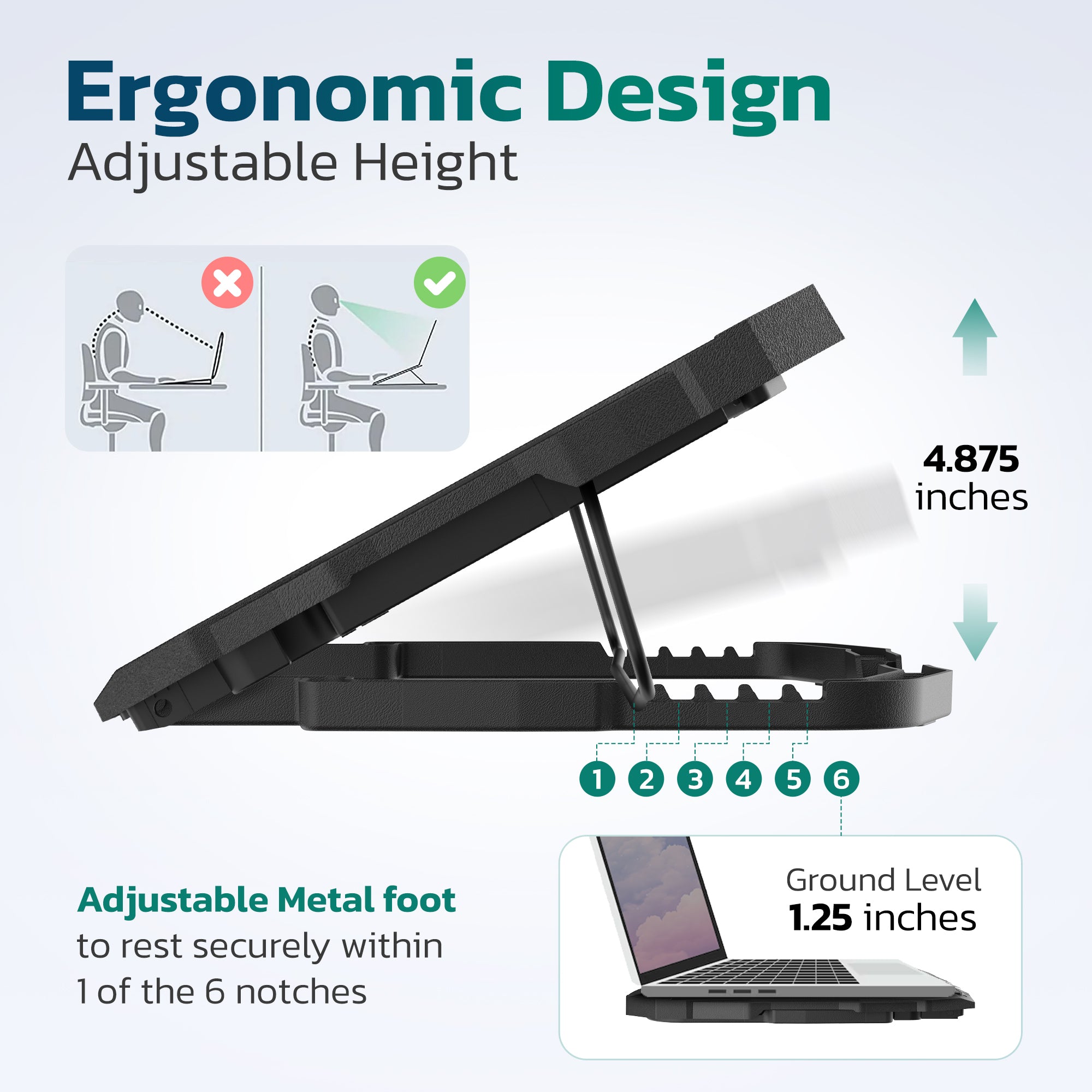 Purely C14 Cooling Laptop Stand