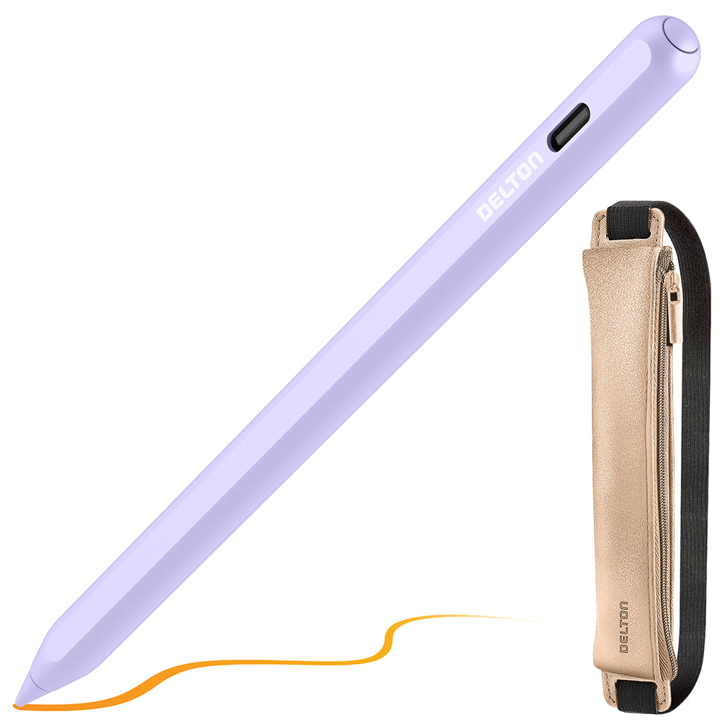 Delton AP7 Bluetooth Stylus Pen with Palm Rejection and Tilt Precision, Purple
