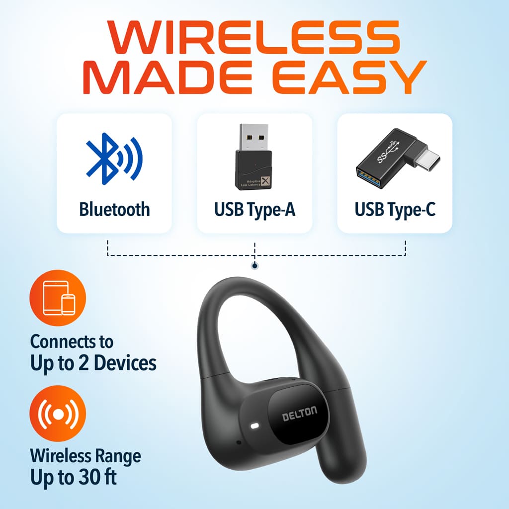 Delton O104 Wireless Bluetooth Headset