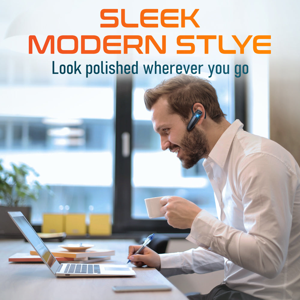 Delton 87X Wireless Single-Ear Bluetooth Computer Headset with Mic