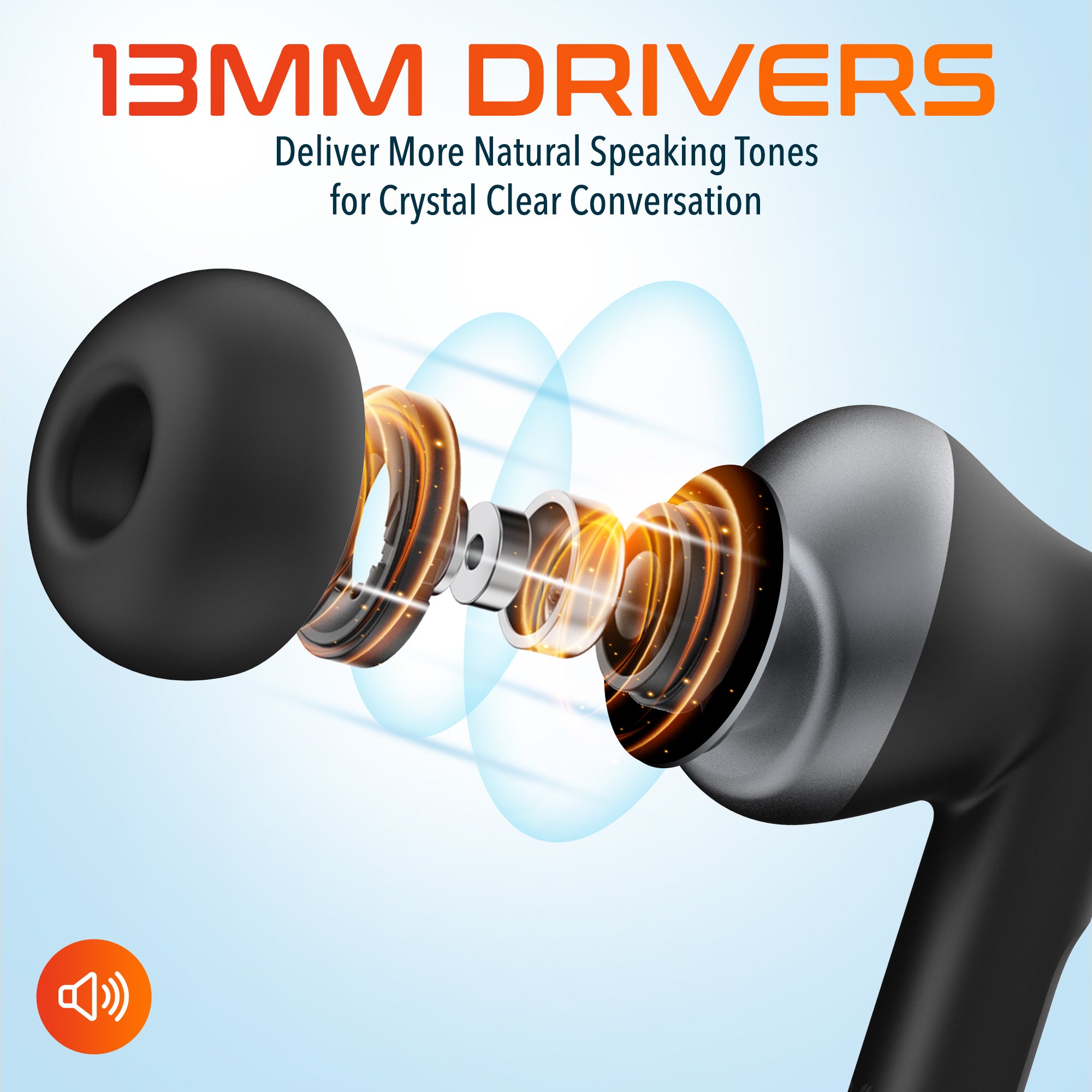 Delton T50 Bluetooth Earpiece/Headphone with Noise-Cancelling Mic & Clear Audio