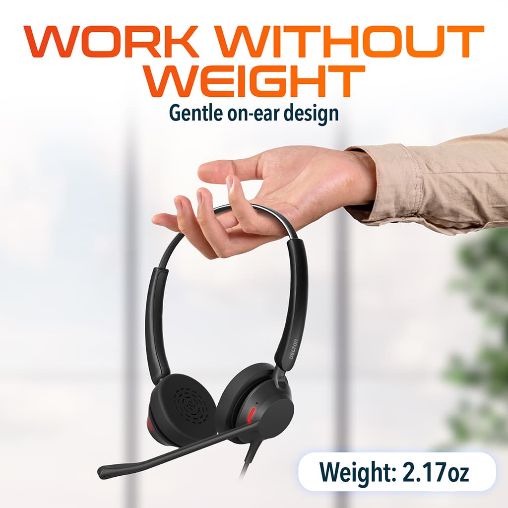 Delton 62Y On-Ear Noise-Cancelling Computer Headset
