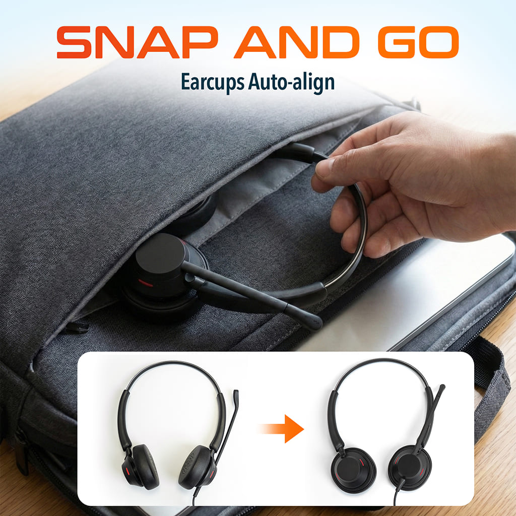 Delton 62Y On-Ear Noise-Cancelling Computer Headset