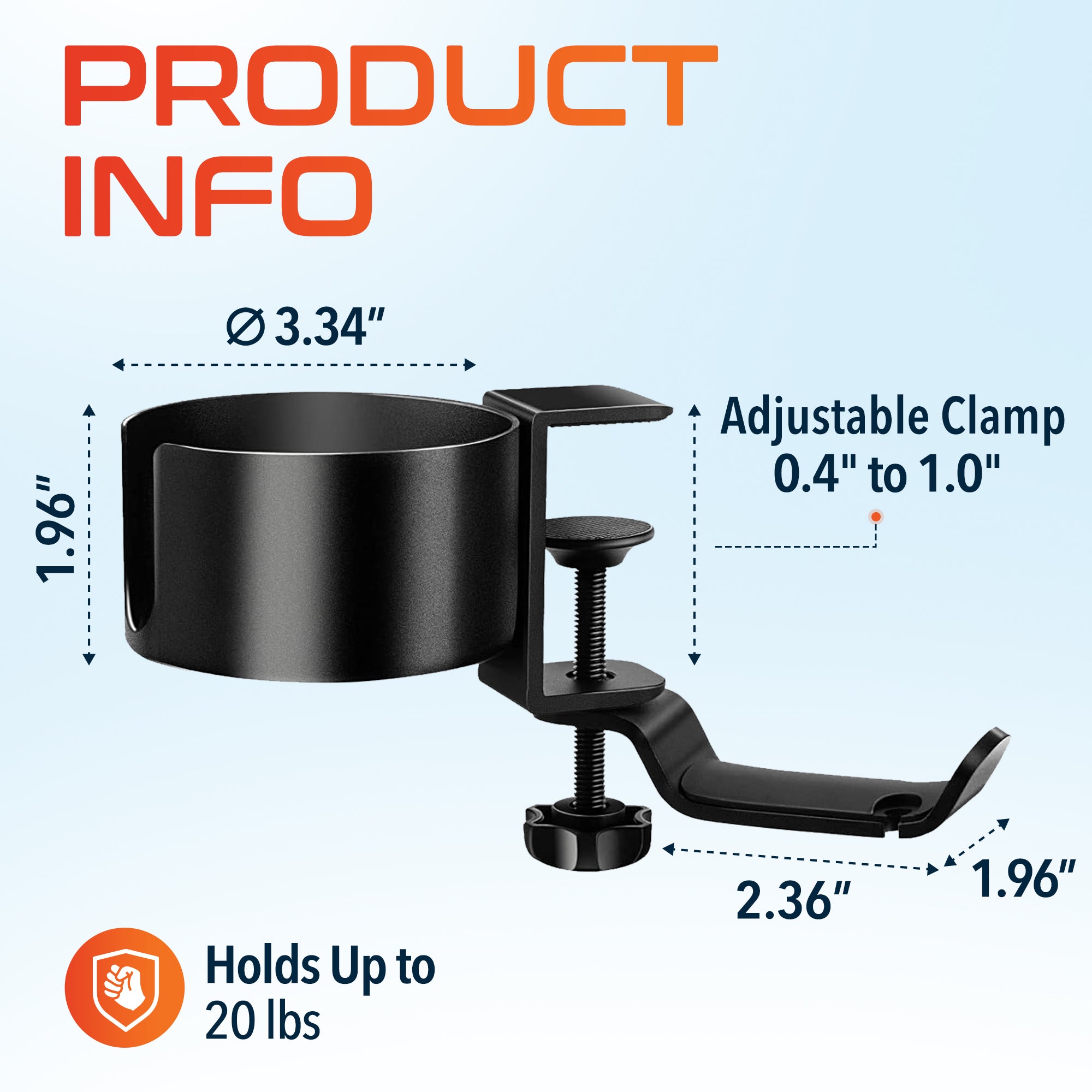 Delton H22 Headset & Cup Holder