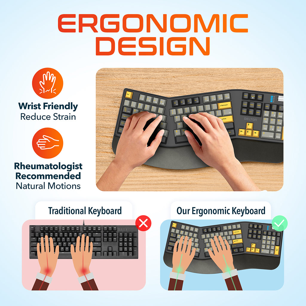 Delton KB450 Bluetooth Mechanical Keyboard