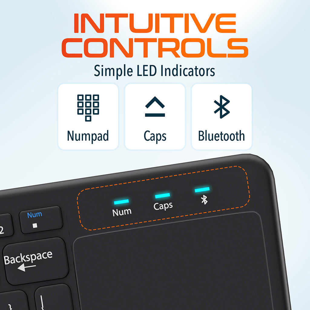 Delton N60 Bluetooth Keyboard with Touchpad