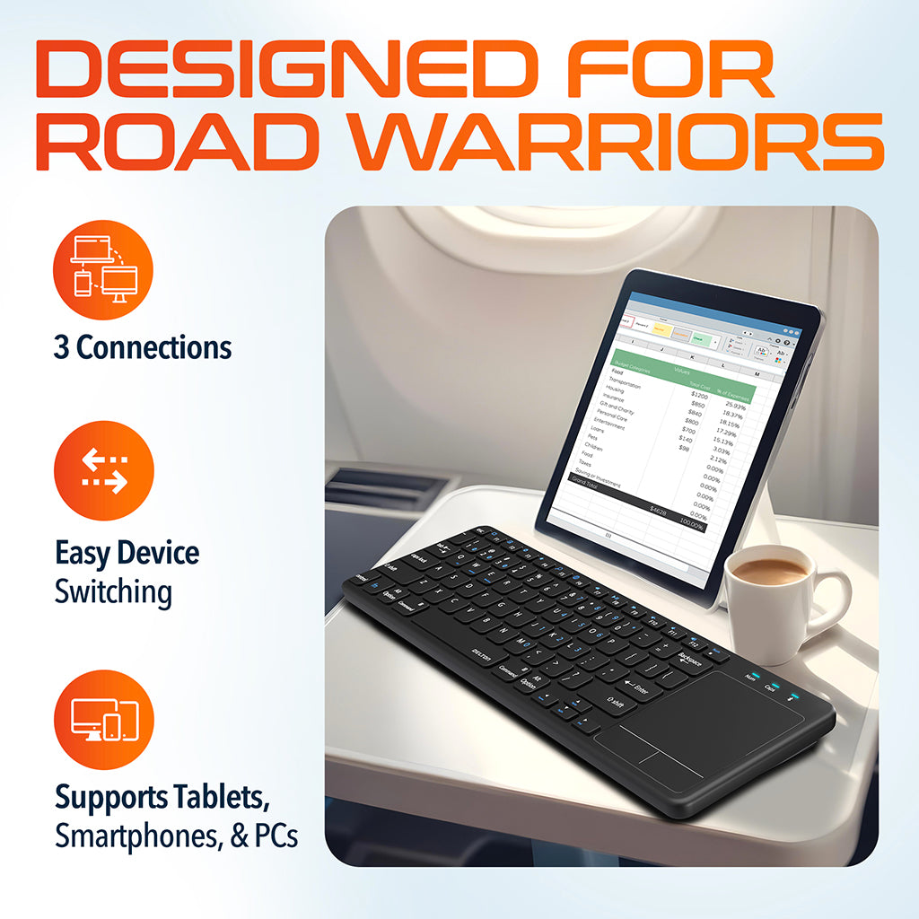 Delton N60 Bluetooth Keyboard with Touchpad