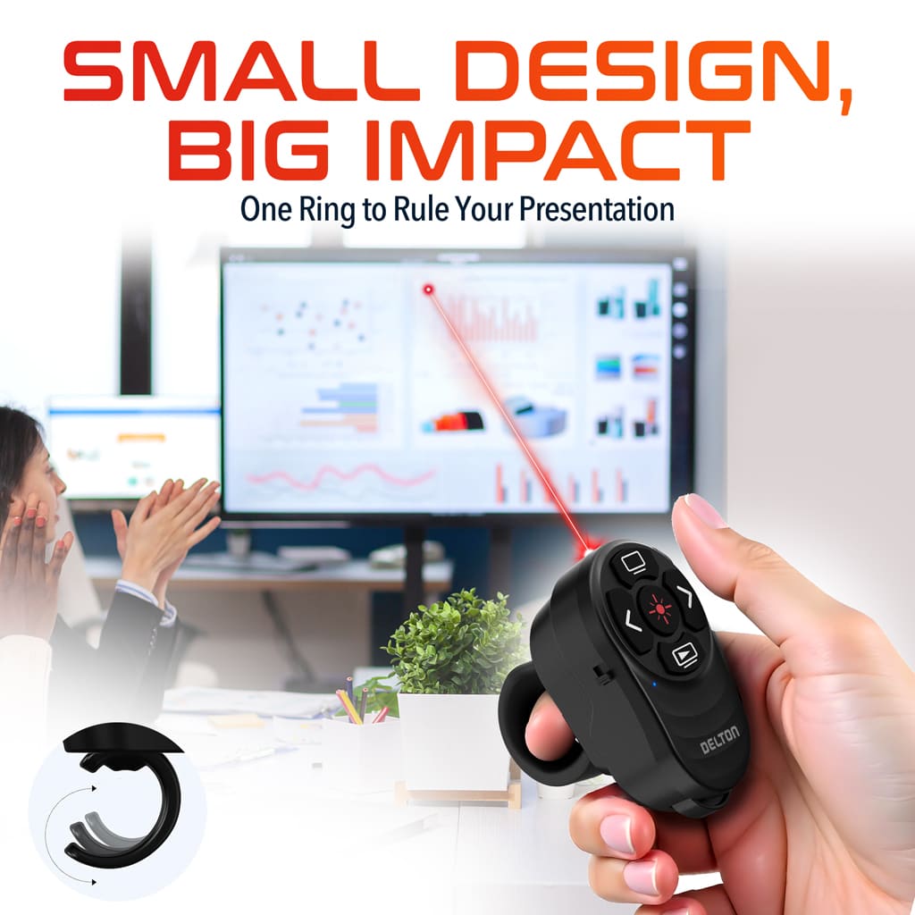Delton P48 Wireless Presentation Finger Laser Pointer