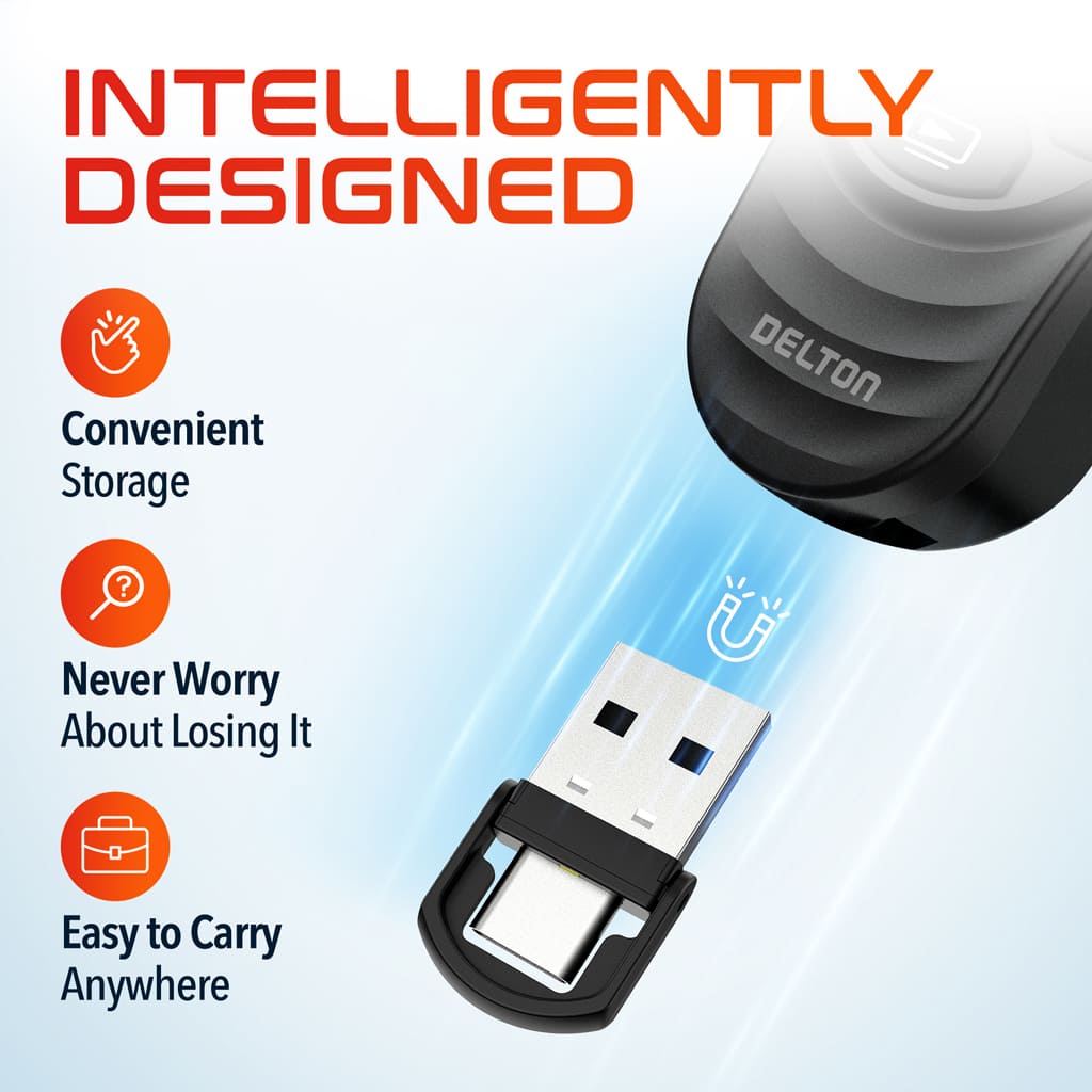 Delton P48 Wireless Presentation Finger Laser Pointer