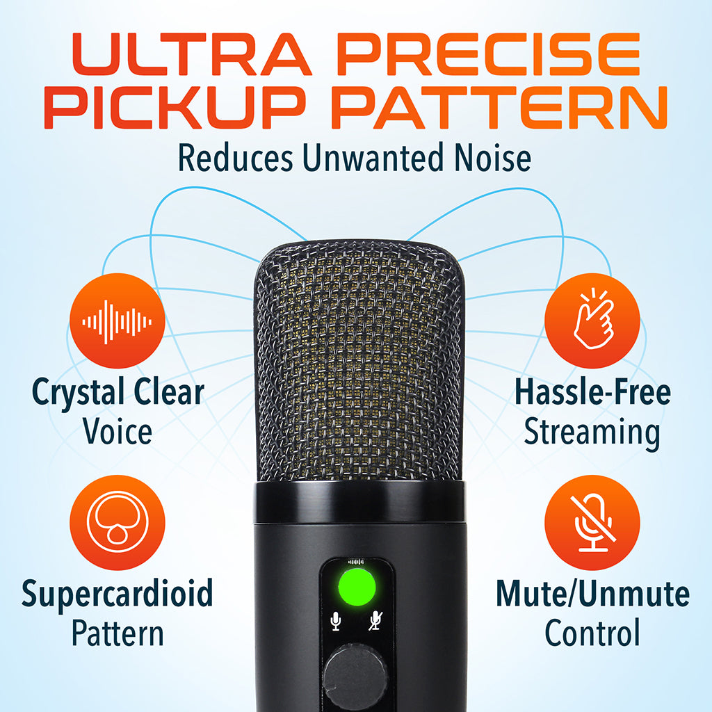 Delton U3000 Noise Canceling Condenser Microphone