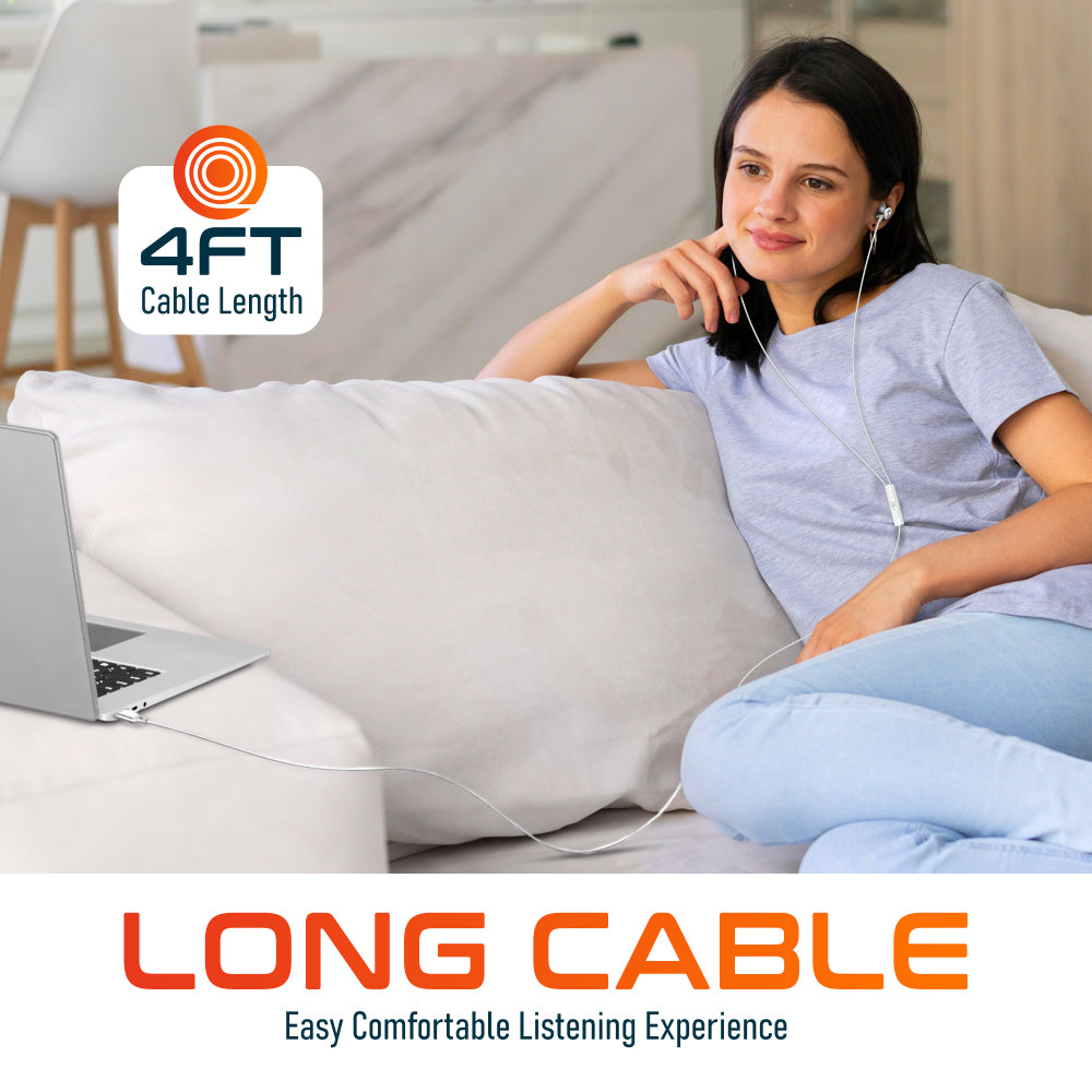 Delton 15EC USB-C Wired In-Ear Computer Headset/Headphone