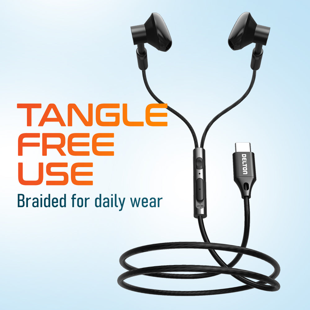 Delton 18EC USB-C Wired Computer Headset/Headphones