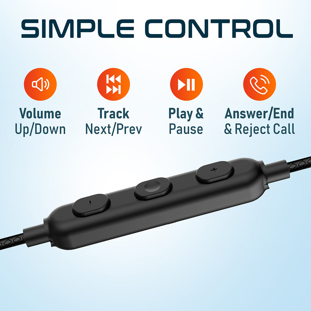 Delton 24ECA Stereo In-Ear Ergonomic Computer Earbuds