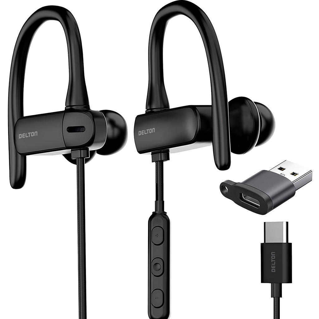 Delton 24ECA Stereo In-Ear Ergonomic Computer Earbuds