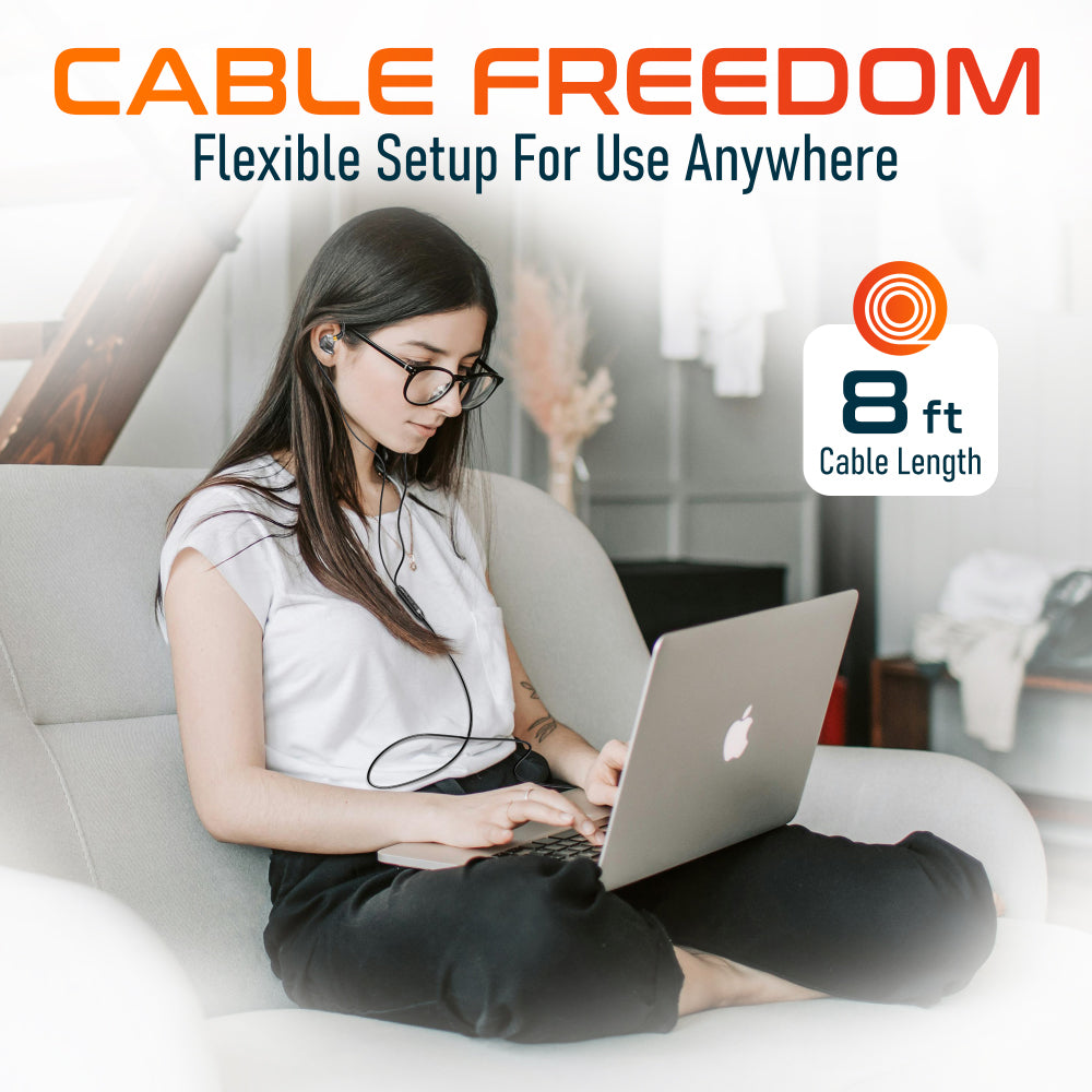 Delton 31EC Ergonomic Wired In-Ear USB-C Computer Headset