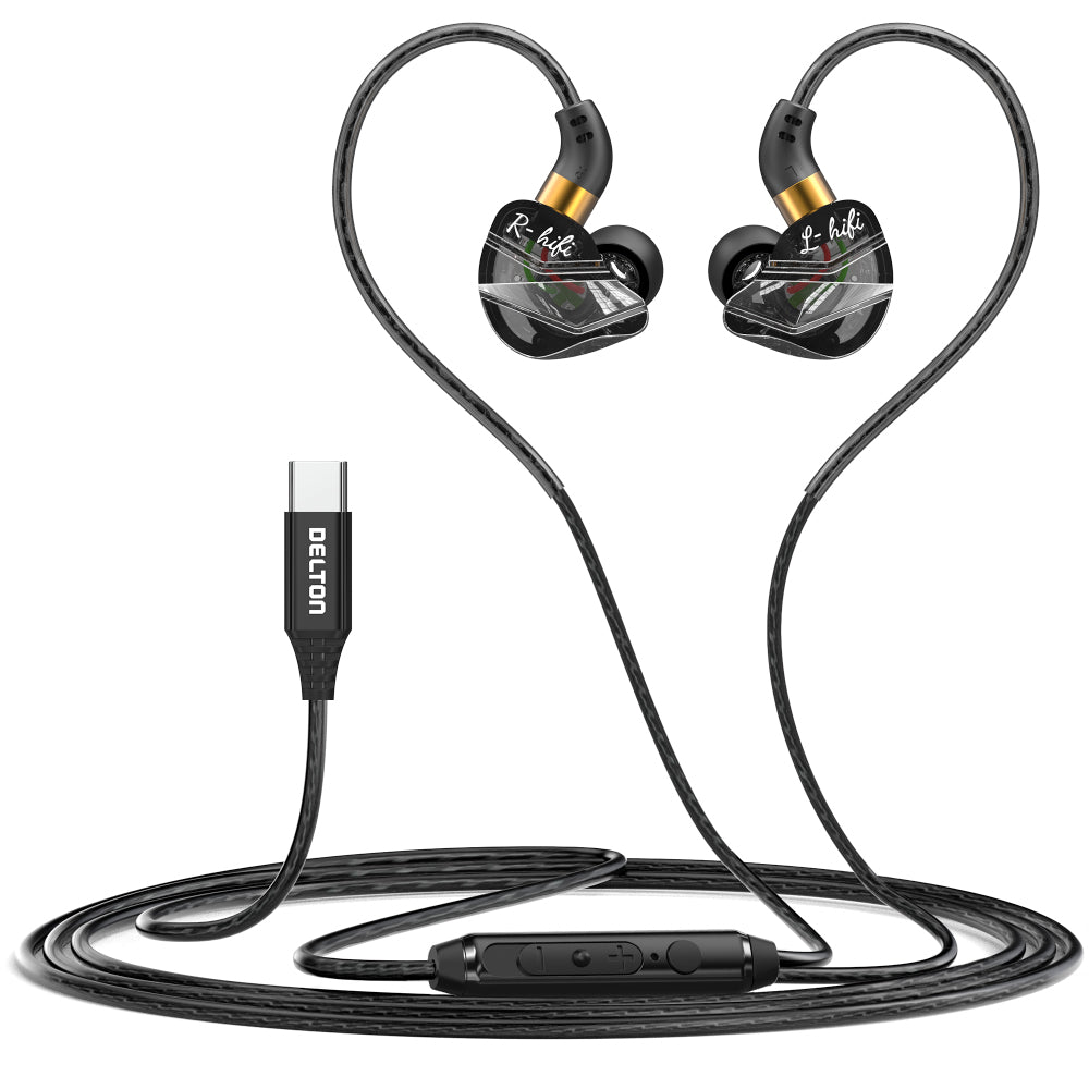 Delton 31EC Ergonomic Wired In-Ear USB-C Computer Headset