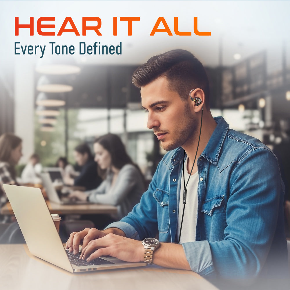 Delton 31EC Ergonomic Wired In-Ear USB-C Computer Headset