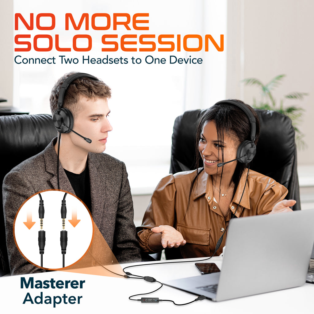 Delton T30Y Training Headset and Master Adapter
