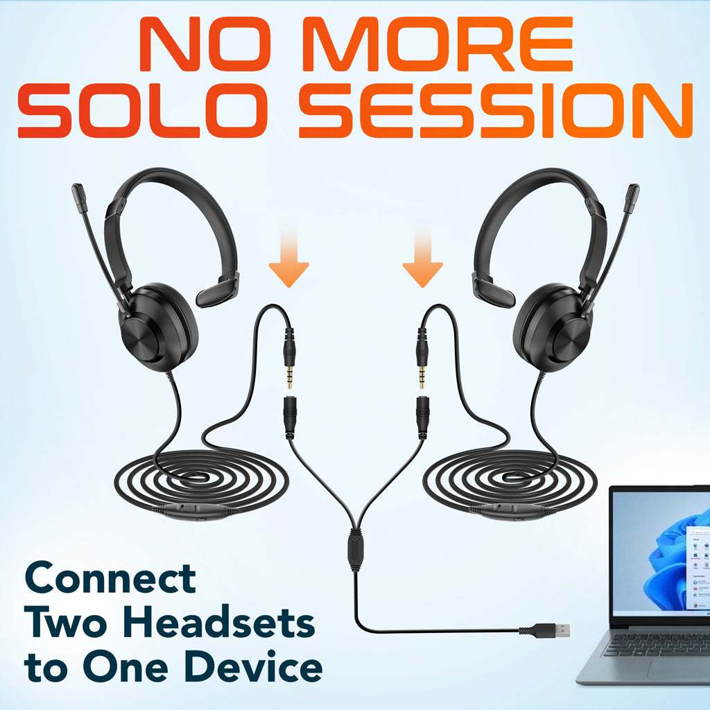 Delton T30Y Training Headset and Master Adapter