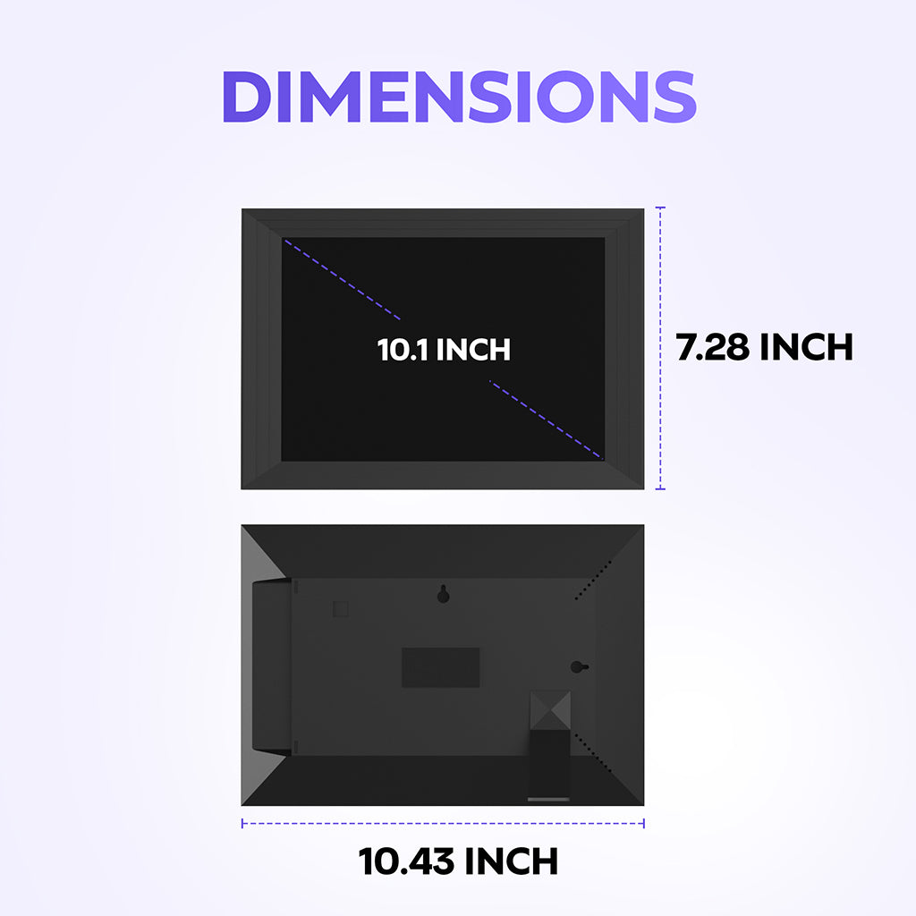 iFab 70P 10.1" Wi-Fi Digital Picture Frame