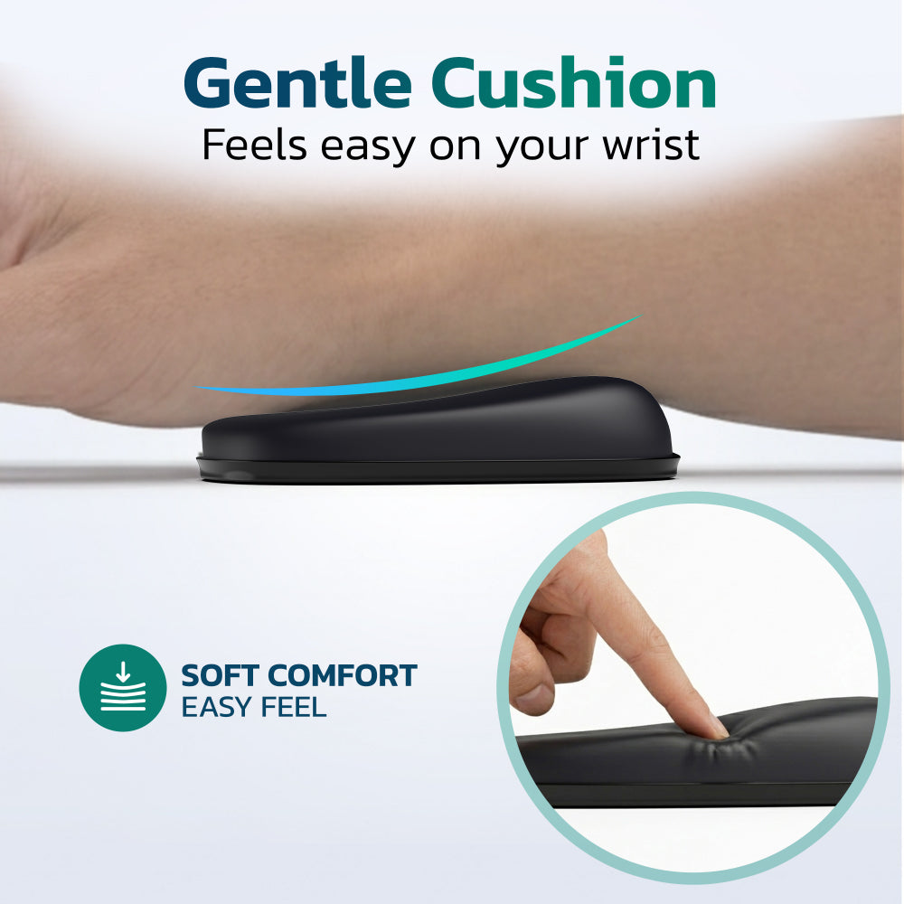 Purely E280 Ergonomic Memory Foam Mouse Wrist Rest, Compact Non-Slip Design