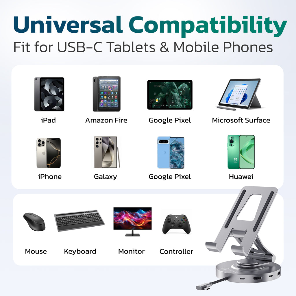 Purely L135 Tablet Docking Station with Stand