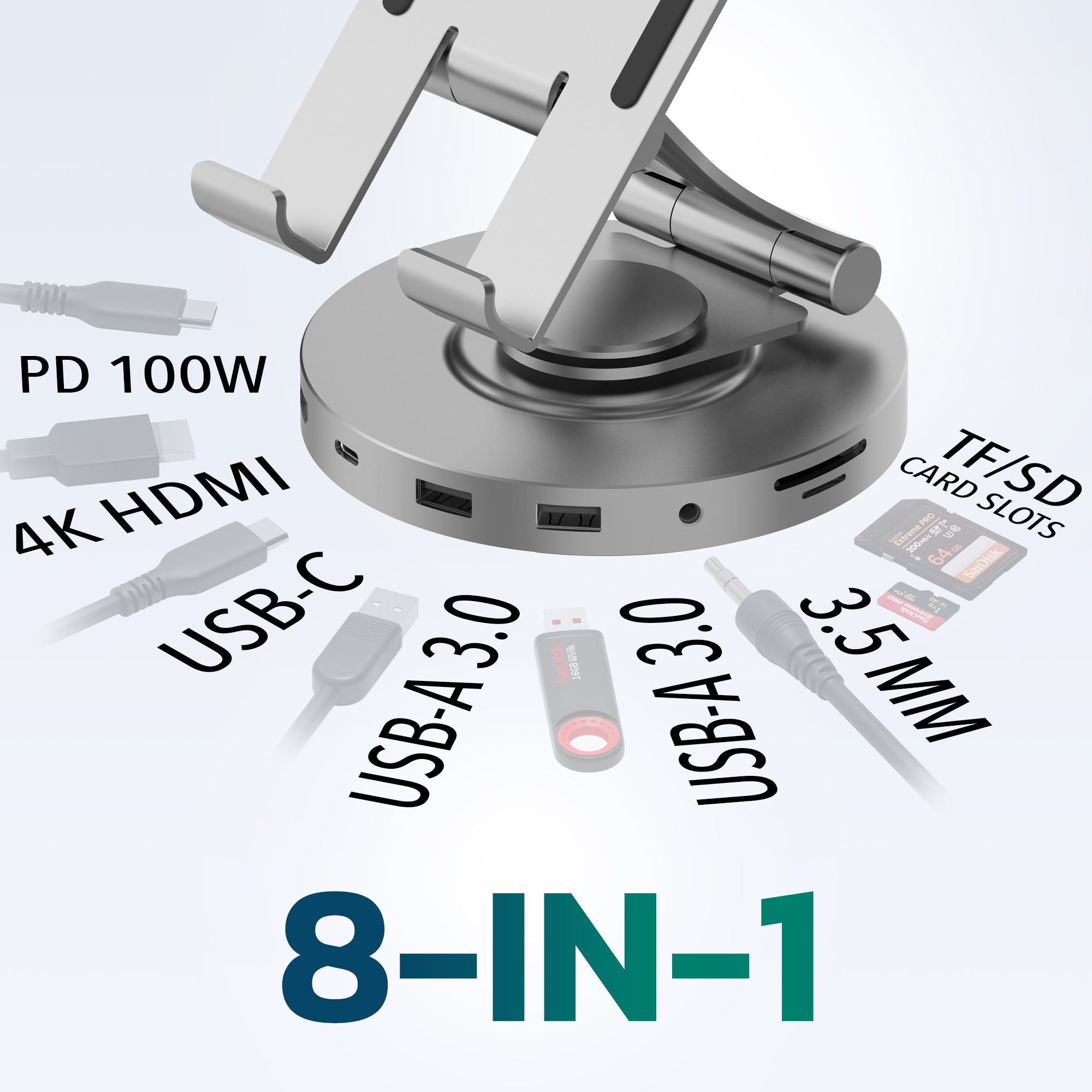 Purely L135 Tablet Docking Station with Stand