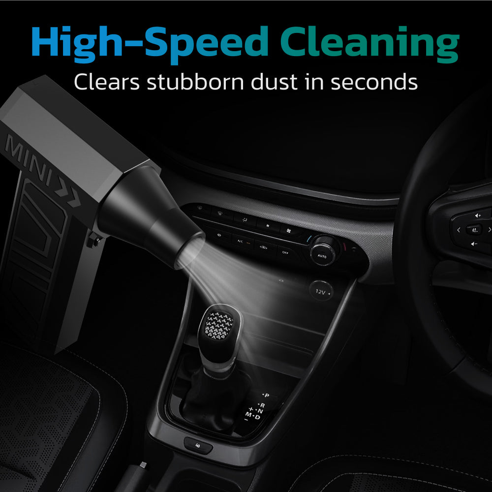 Purely D40 Portable Wireless Air Duster - 105,000 RPM High-Speed Handheld Dust Blower