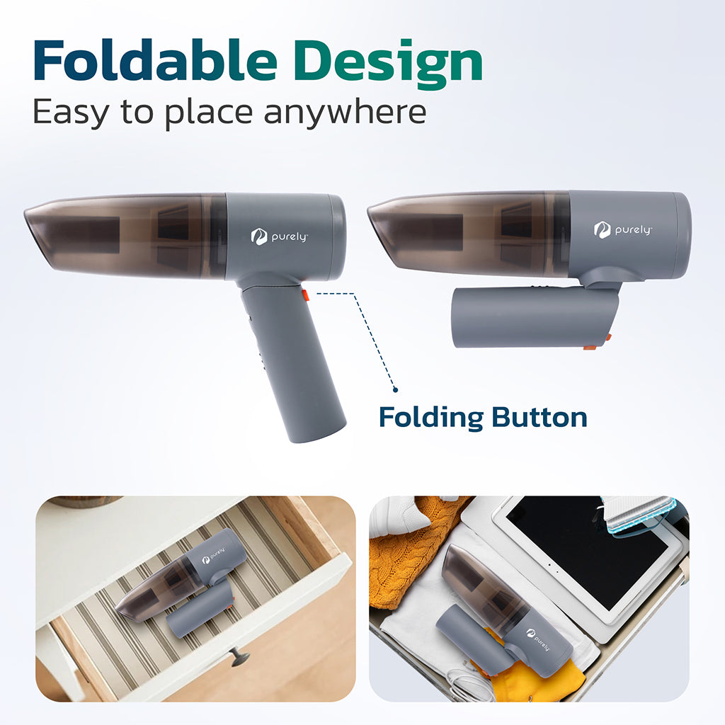 Purely C215 Foldable Portable Vacuum