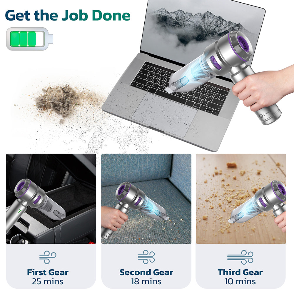 Purely C220 Portable Vacuum with Case