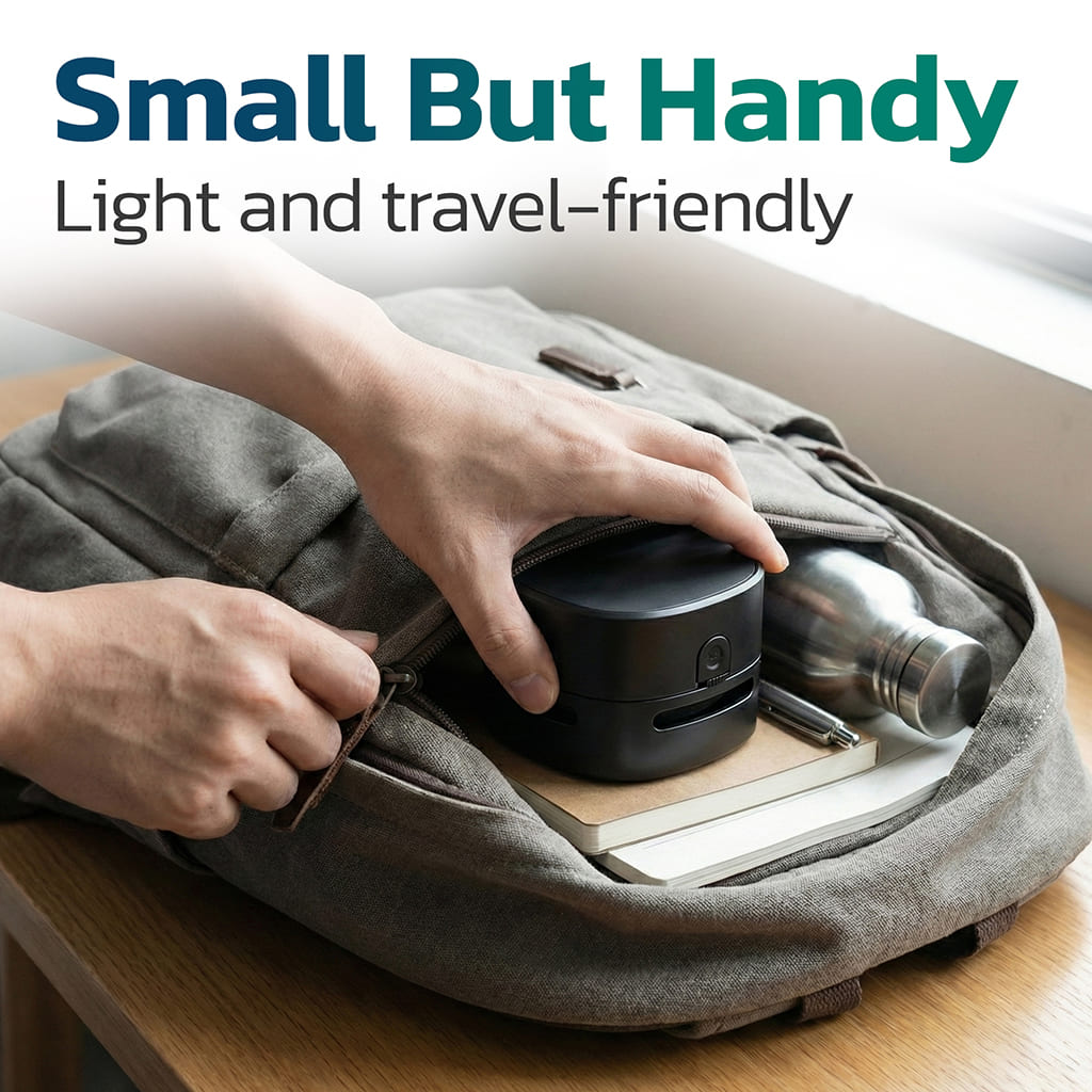 Purely C25 Wireless Mini Desktop Vacuum Cleaner