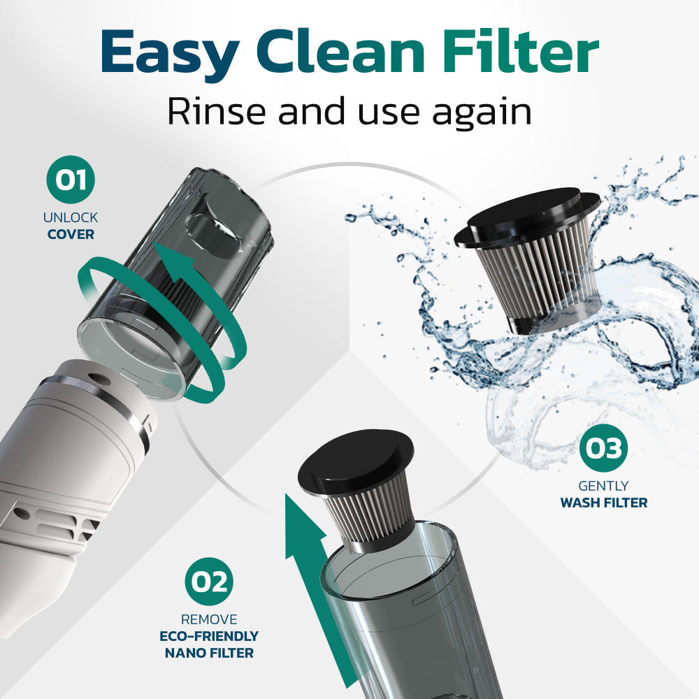 Purely C50 Portable Wireless Vacuum Cleaner Air Duster