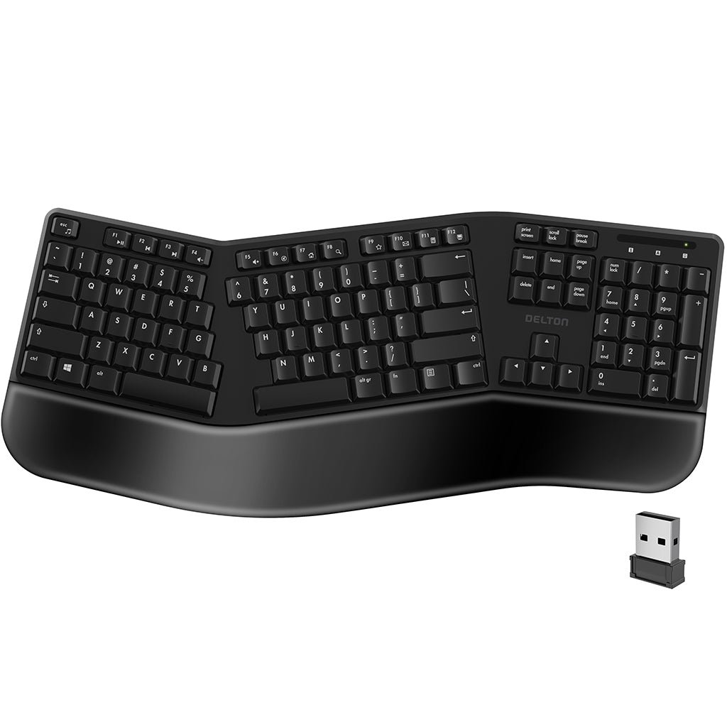 Delton KB200 Wireless Ergonomic Keyboard