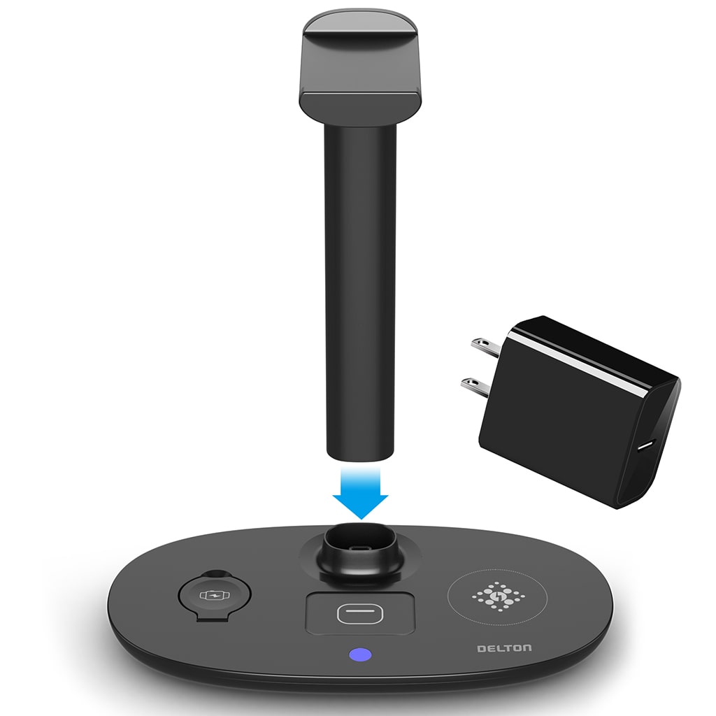 Delton HS1 Headset Stand with Wireless Charging