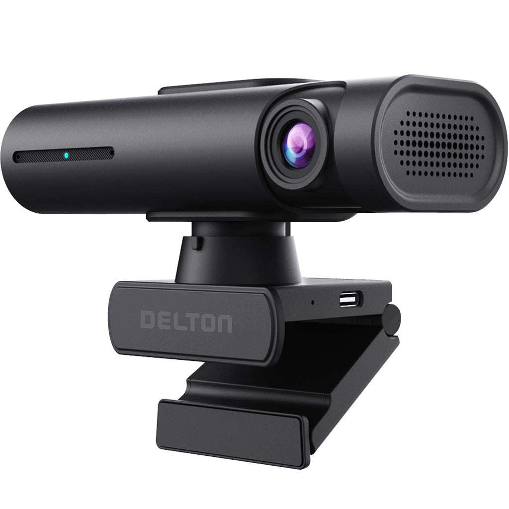 Delton C60 AI Face Tracking 4K Webcam with Gesture Control