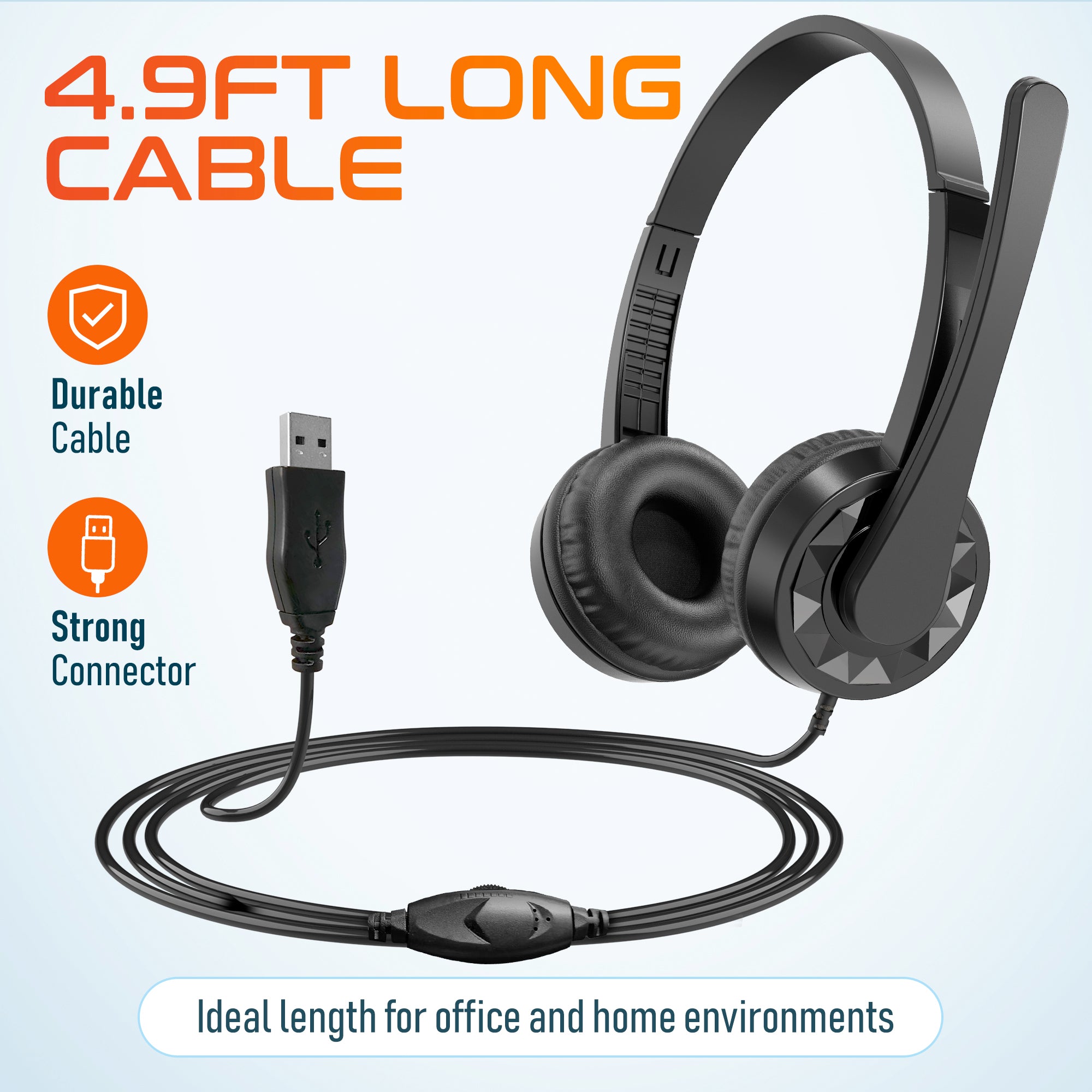 Delton 12Y USB-A Computer Headset