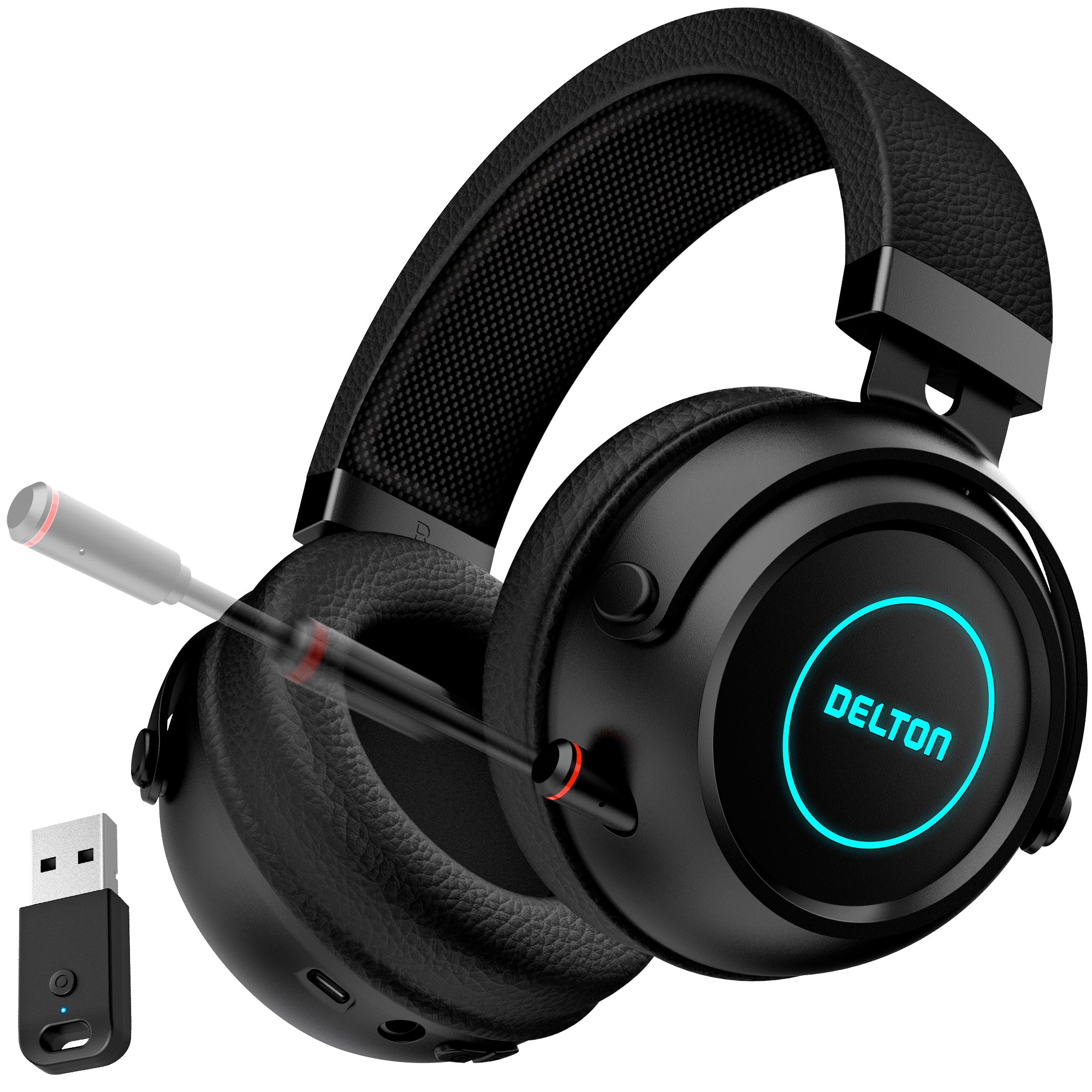 Delton G520 Wireless Noise Canceling Bluetooth Stereo Gaming Headset