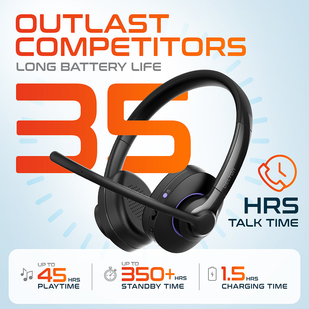 Delton 60X Wireless Stereo Headset works with MS Teams