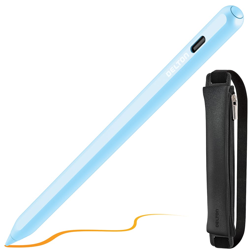 Delton AP7 Bluetooth Stylus Pen with Palm Rejection and Tilt Precision, Blue