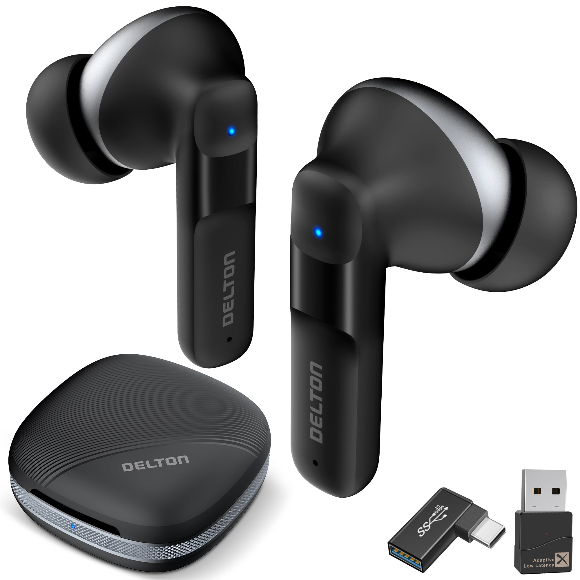 Delton T50 Wireless Noise Canceling Bluetooth Computer Earbuds