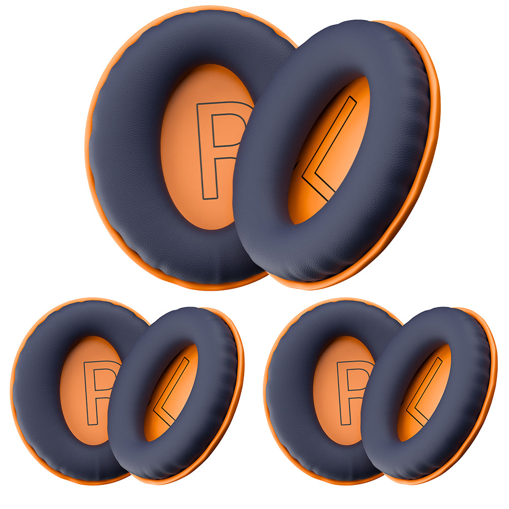 Delton Ascent Replacement Ear Cushions for Kids Computer Headset Headphones, 3-Pack