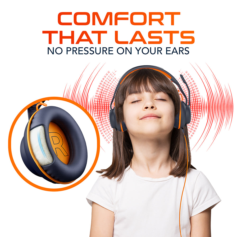 Delton Ascent Replacement Ear Cushions for Kids Computer Headset Headphones