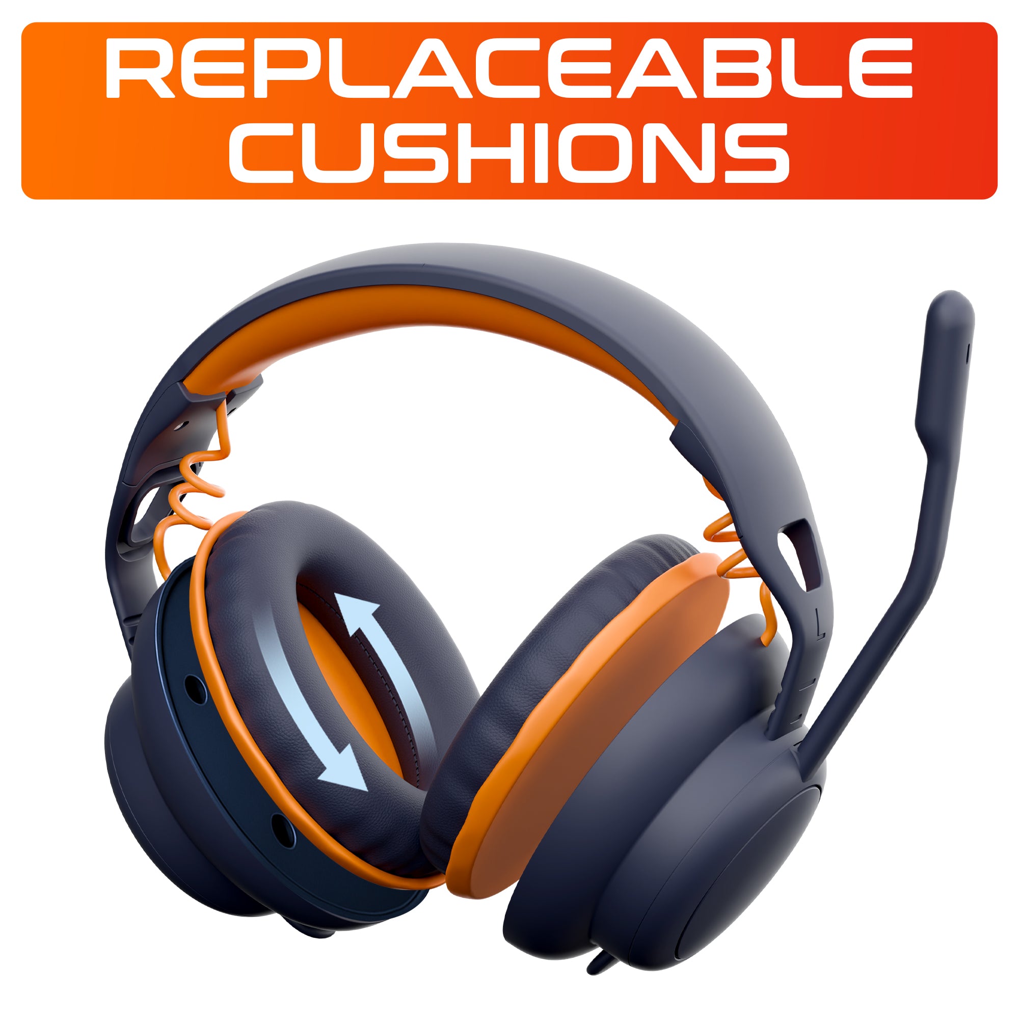 Delton Ascent Replacement Ear Cushions for Kids Computer Headset Headphones