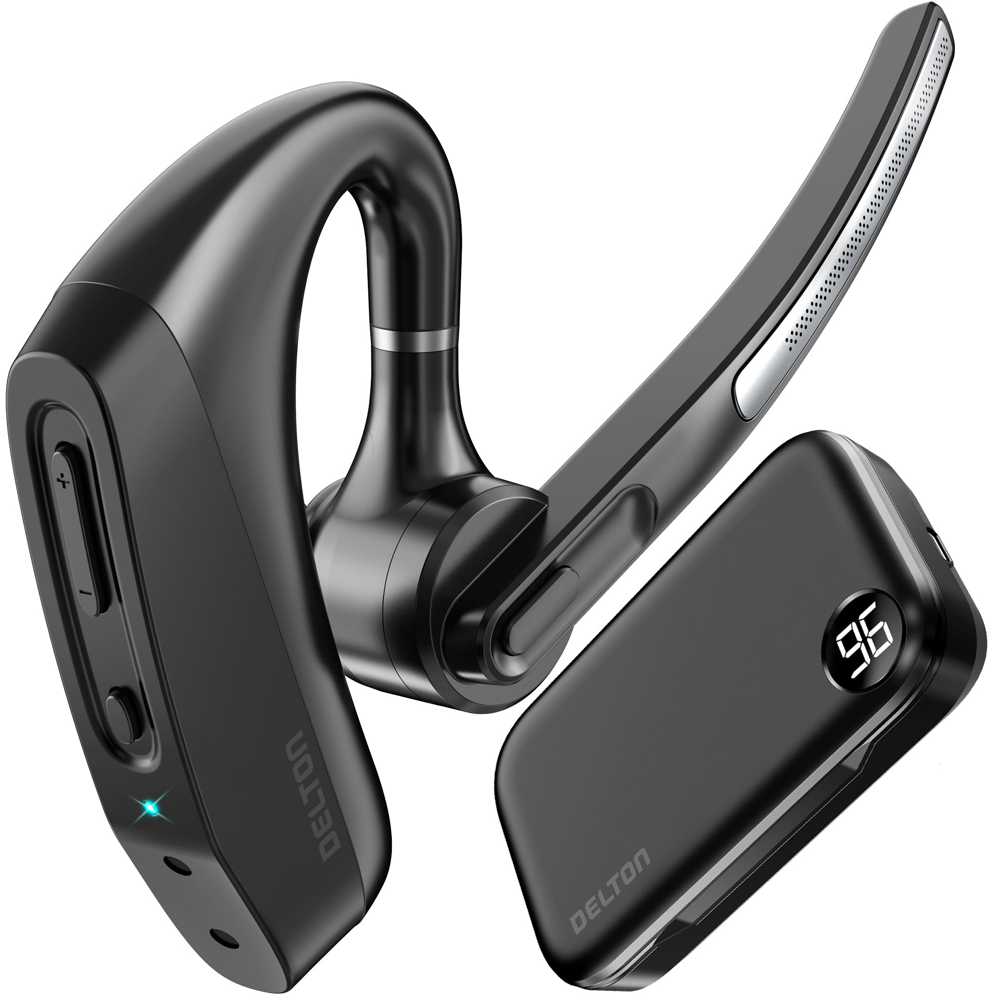 Delton K130 Noise Canceling Wireless Bluetooth Headset & Charging Case