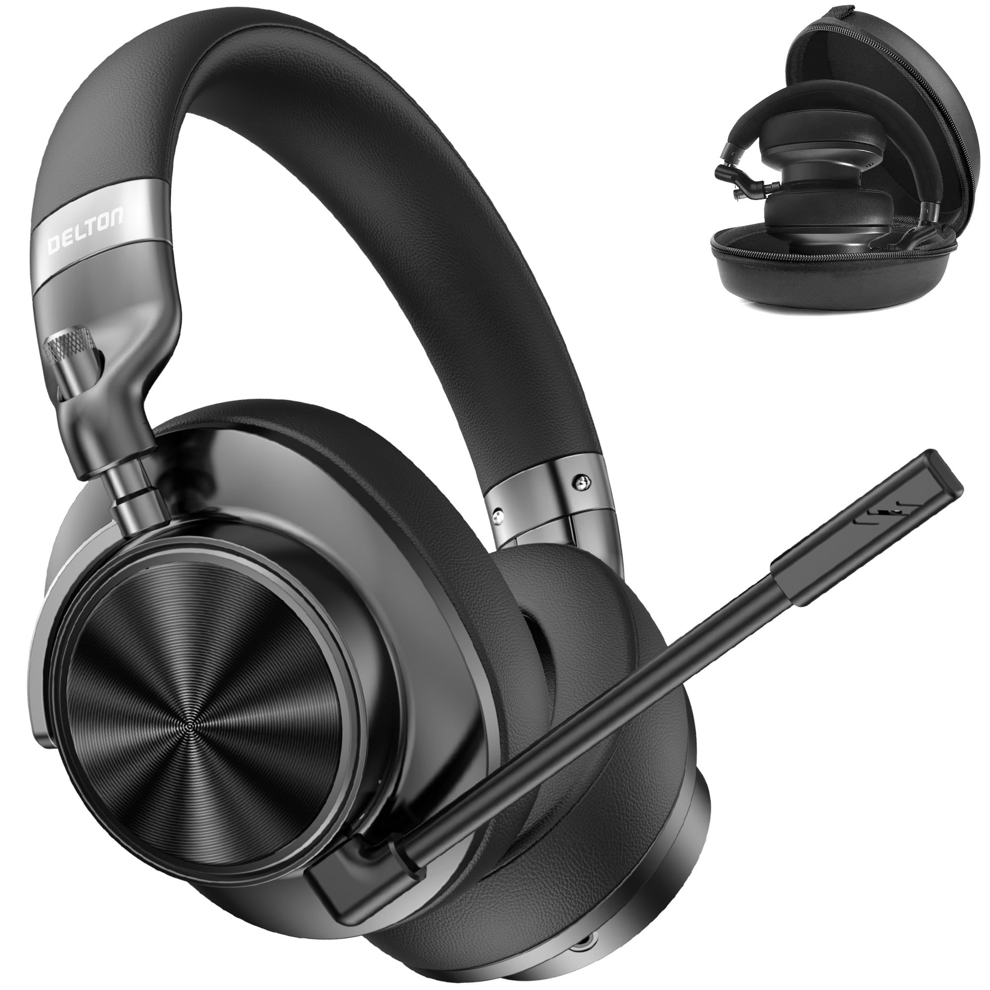Delton M320 Wireless Hi-Fi Sound Active Noise Cancelling Bluetooth Headphones/Headset