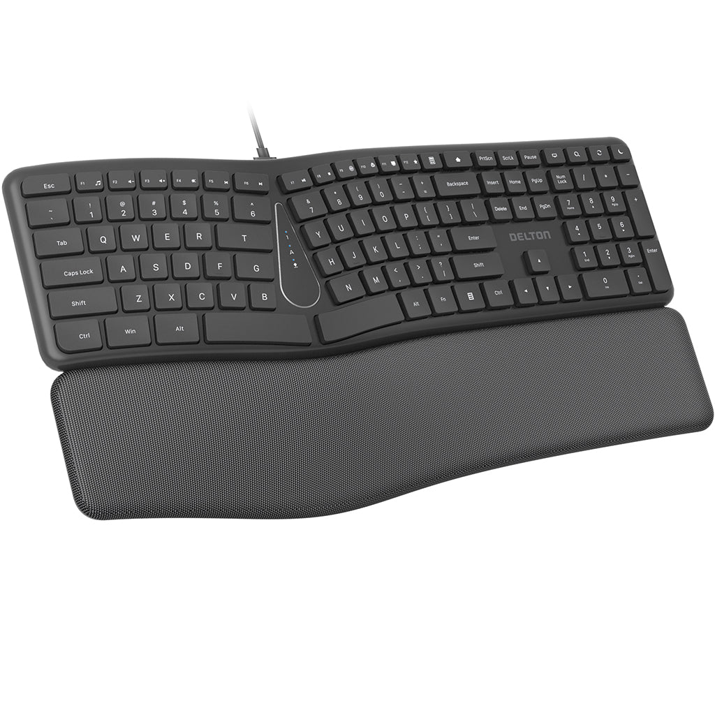 Delton KB250 Ergonomic Computer Keyboard