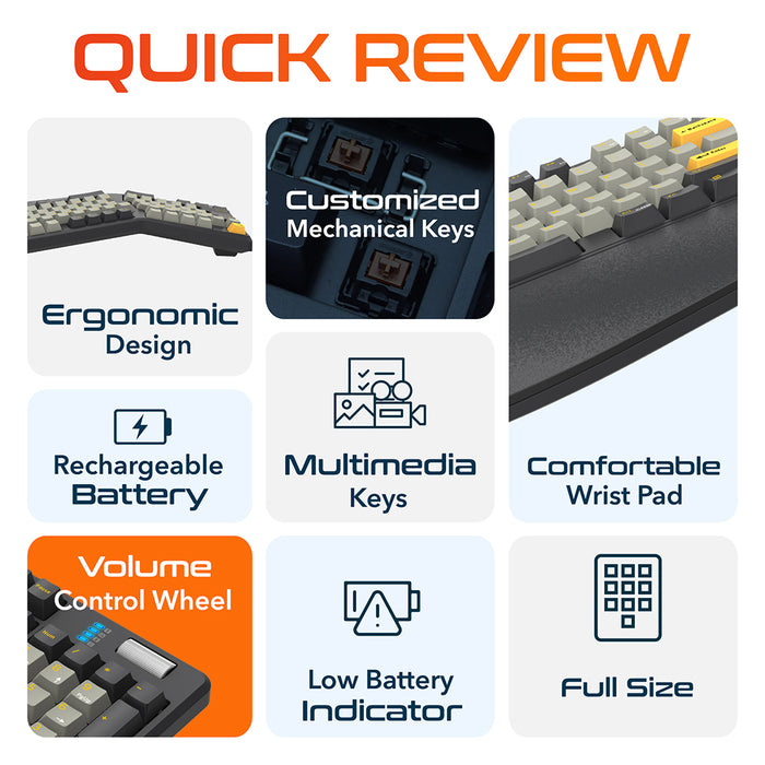 Delton KB450 Bluetooth Mechanical Keyboard