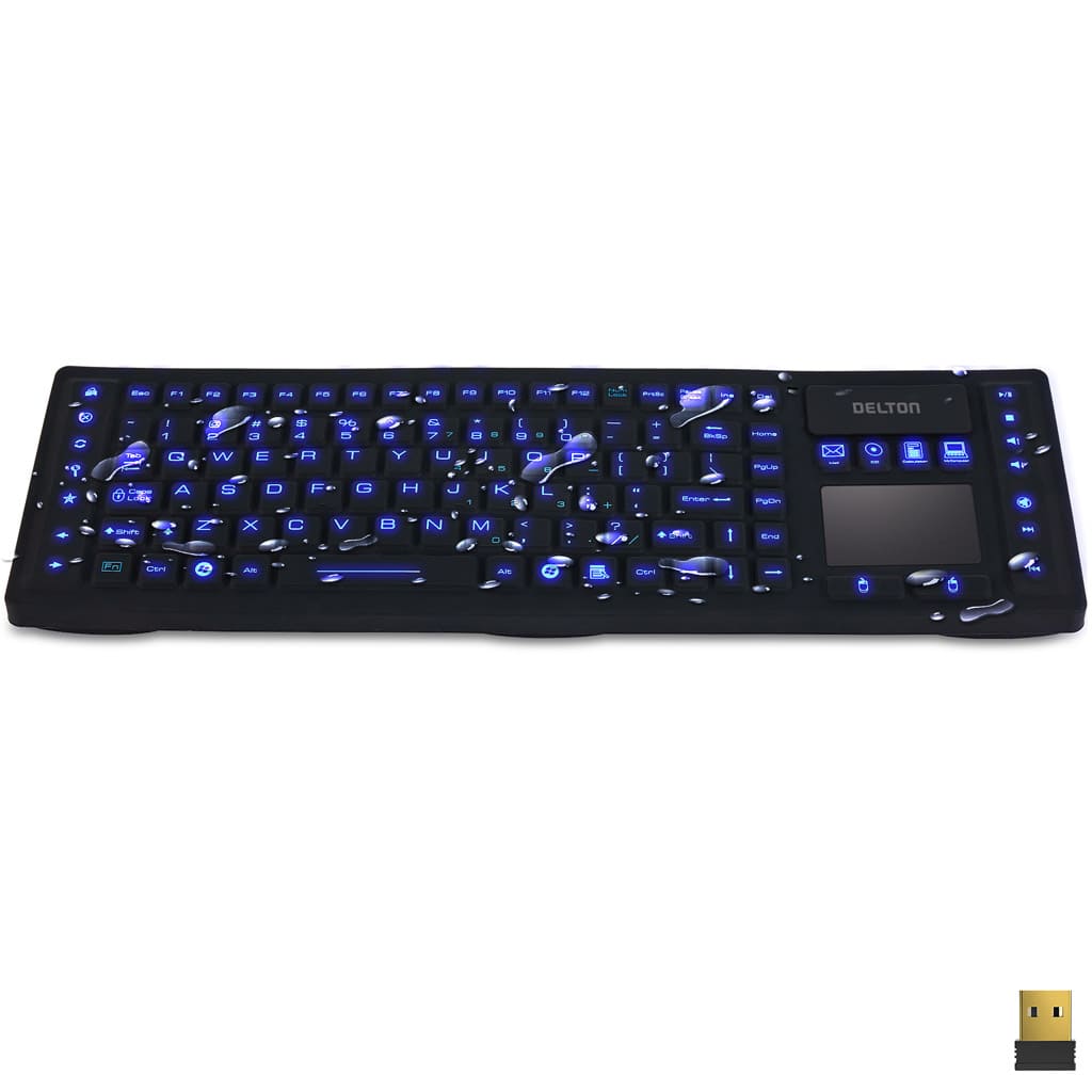 Delton M90 Medical Grade Airtight Waterproof Wireless Backlit Computer